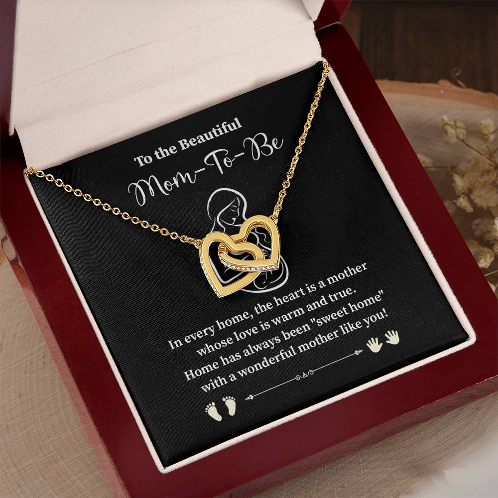 To The Beautiful Mom-to-be Heartfelt Necklace For Expecting Mothers Loving Jewelry For A New Mom Sweet Pendant Sentimental Gift For Mom-to-be Loving Pendant Appreciation Necklace Sentimental Pendant For Motherhood Sweet Pendant For A Growing Family