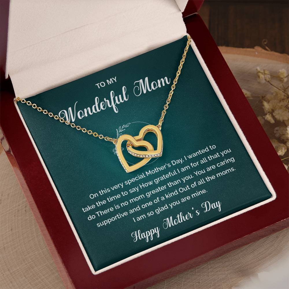 To My Wonderful Mom One-of-a-kind Mom Necklace Best Mom Ever Necklace Gratitude For Mom Necklace Spiritual Bond With Mom Necklace Heartfelt Message Necklace For Mom Wonderful Mom Necklace Gift Heartfelt Gift For Mom Gift For Mom