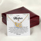 Inspirational Mom Necklace Gift with Message Card Box