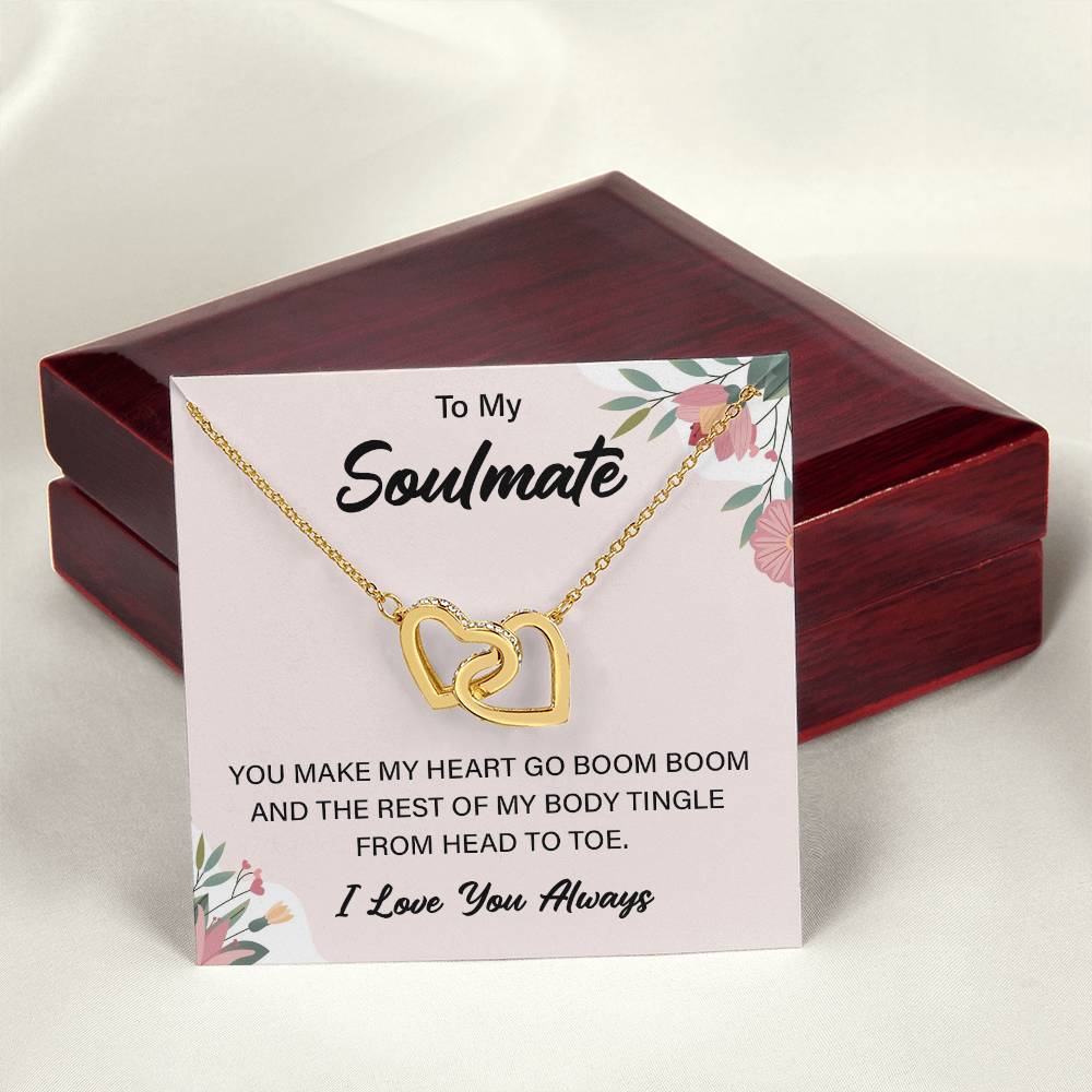 Romantic Soulmate Gift for Girlfriend – Message Card