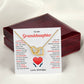 Granddaughter Gift from Grandpa with Heart Necklace