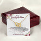 Daughter to Mom Necklace Gift with Message Card Box