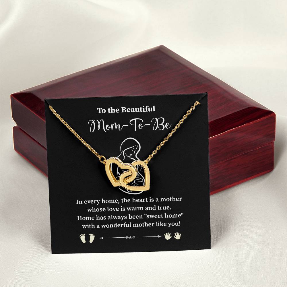 To The Beautiful Mom-to-be Heartfelt Necklace For Expecting Mothers Loving Jewelry For A New Mom Sweet Pendant Sentimental Gift For Mom-to-be Loving Pendant Appreciation Necklace Sentimental Pendant For Motherhood Sweet Pendant For A Growing Family