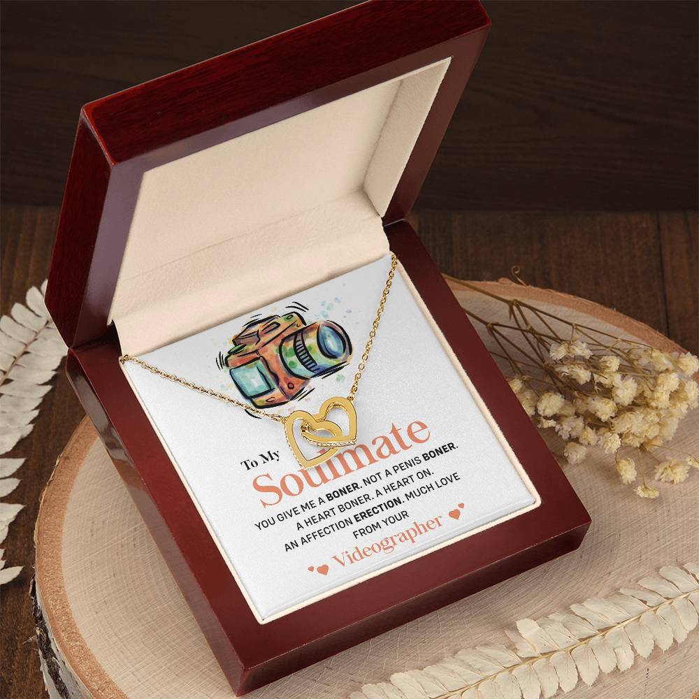 Funny Necklace Gift for Soulmate – Videographer Love