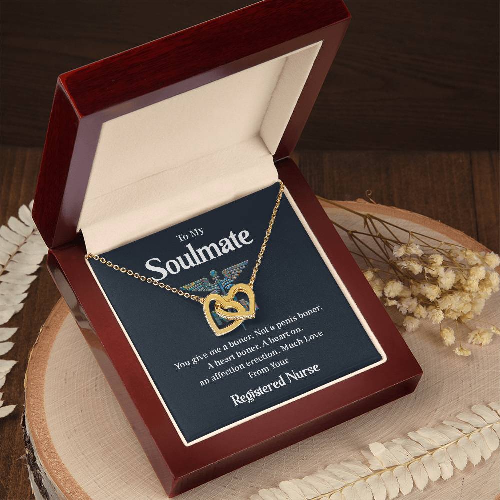 Soulmate Necklace Gift from Nurse – Message Card Box