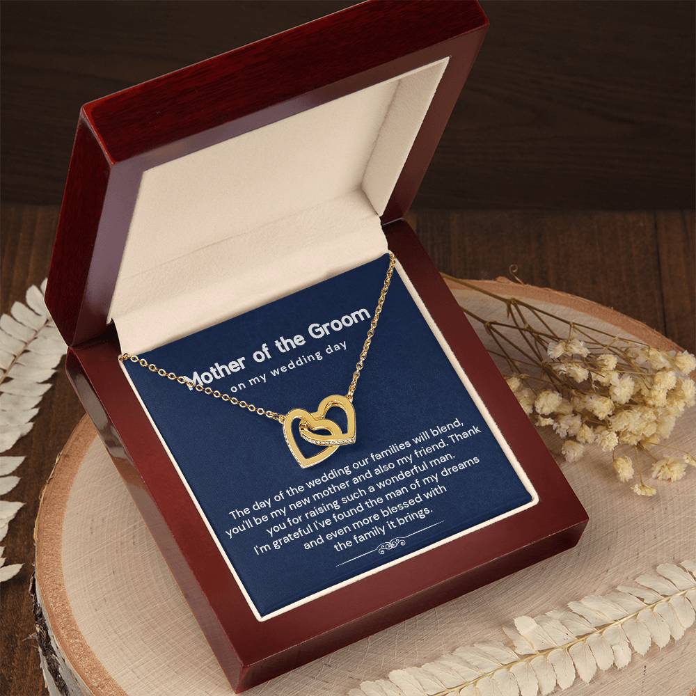 Mother of Groom Necklace Gift from Bride With Gift Box
