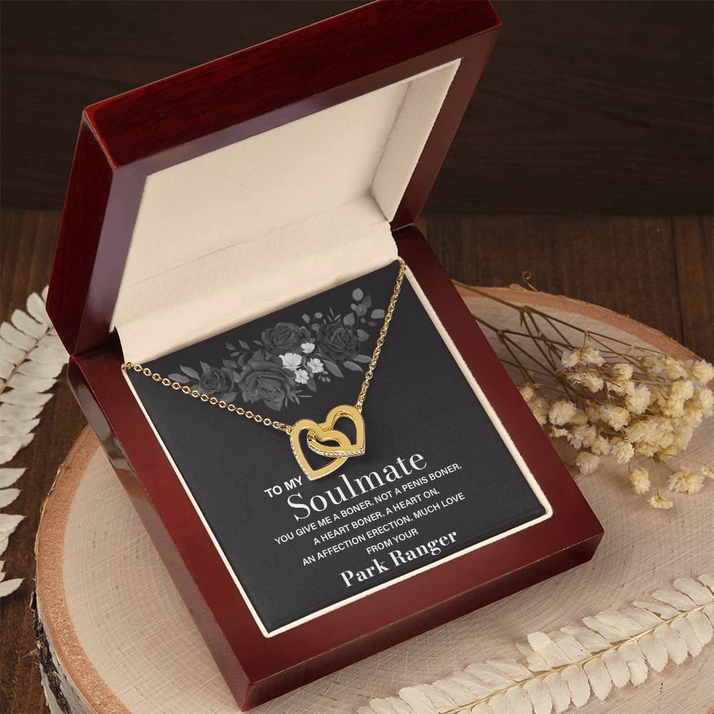 Funny Soulmate Necklace Gift from Park Ranger – Gift Box