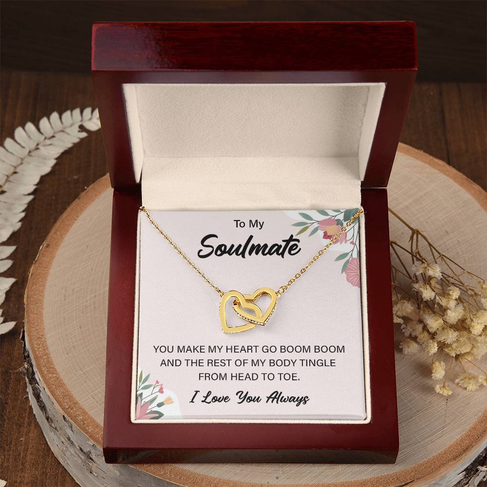 Romantic Soulmate Gift for Girlfriend – Message Card