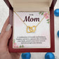 Mom Necklace Gift for Mother – With Message Card