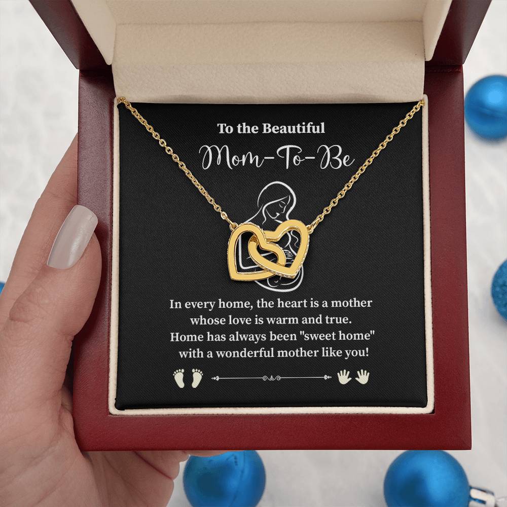 To The Beautiful Mom-to-be Heartfelt Necklace For Expecting Mothers Loving Jewelry For A New Mom Sweet Pendant Sentimental Gift For Mom-to-be Loving Pendant Appreciation Necklace Sentimental Pendant For Motherhood Sweet Pendant For A Growing Family