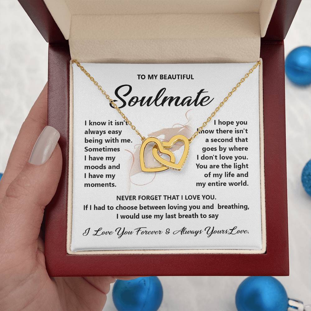 Soulmate Gift for Her with Forever Love Message Card