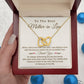 Best Mother-in-Law Necklace Gift With Thank You Card