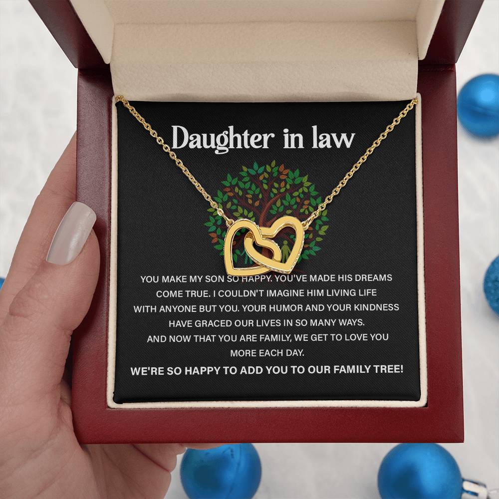 Daughter-in-law  Necklace For Daughter-in-law Loving Gift For Daughter-in-law Necklace For Daughter-in-law’s Happiness Gift For Daughter-in-law From Family Special Necklace For Daughter-in-law Gift For Daughter-in-law’s Marriage