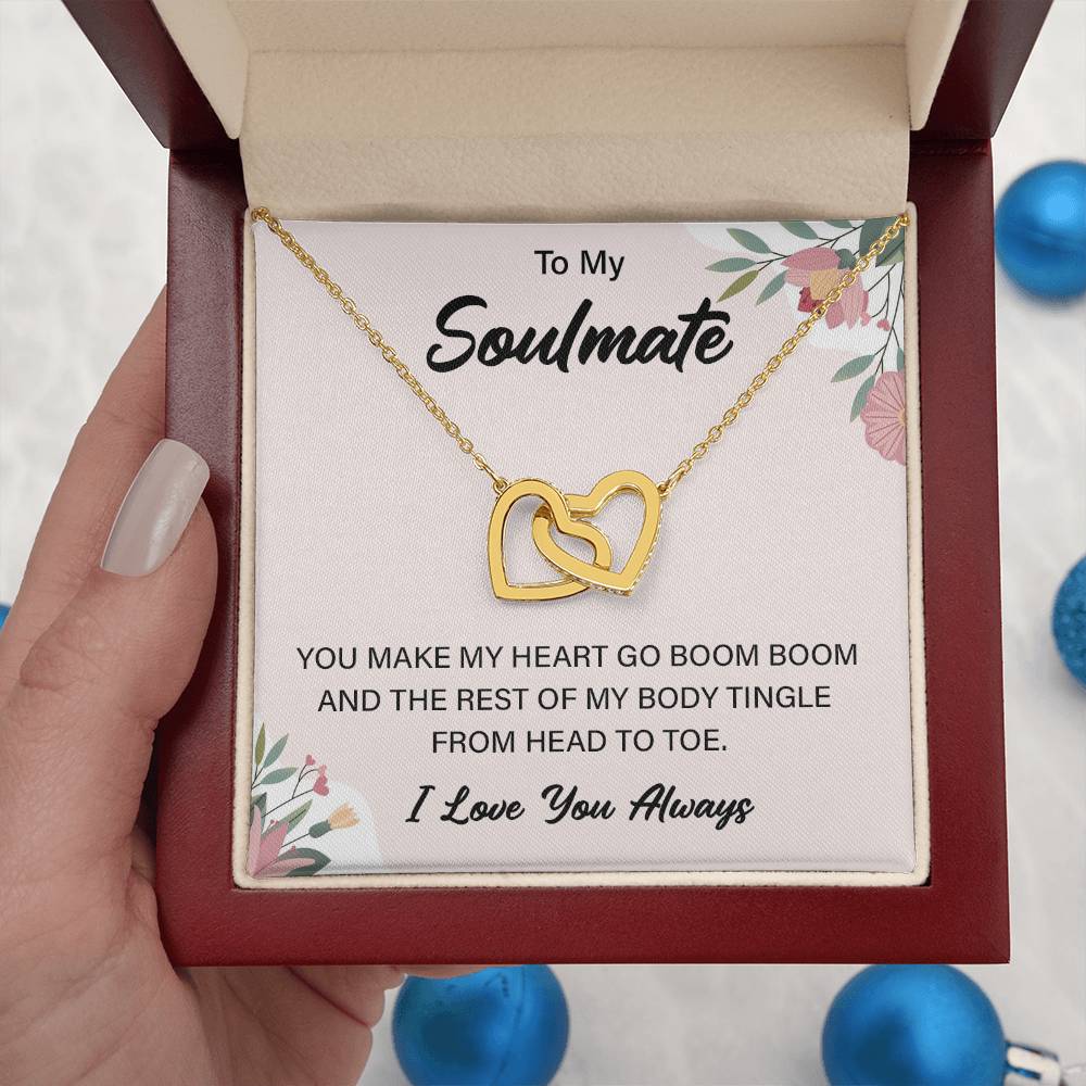 Romantic Soulmate Gift for Girlfriend – Message Card