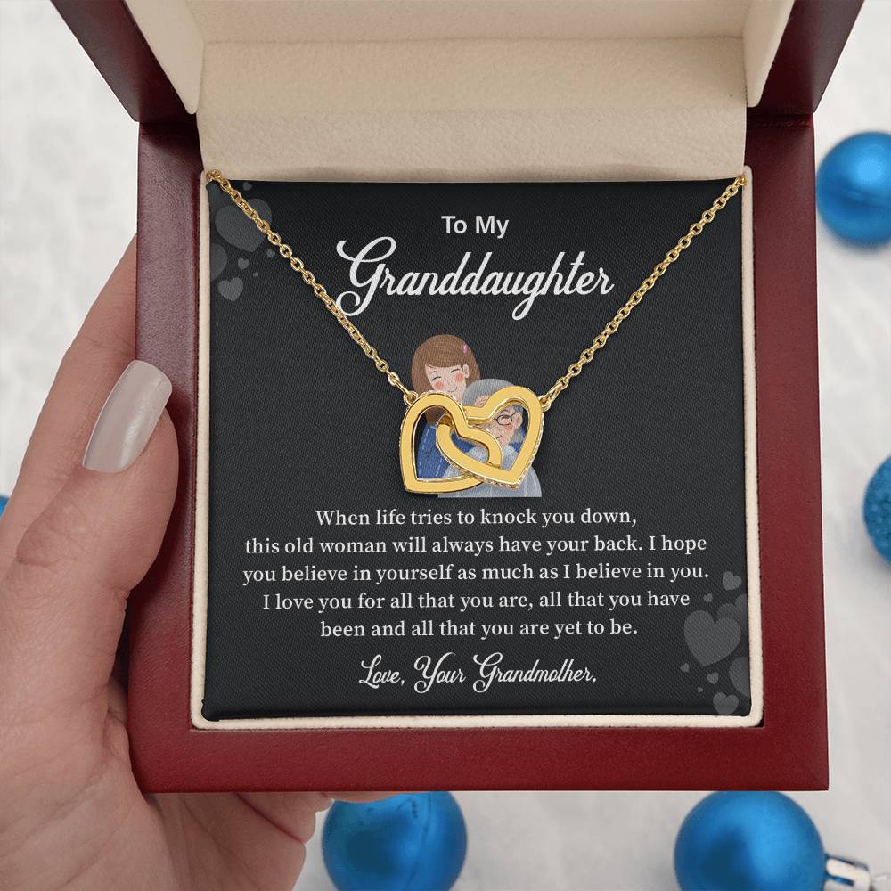 Granddaughter Necklace Gift from Grandma
