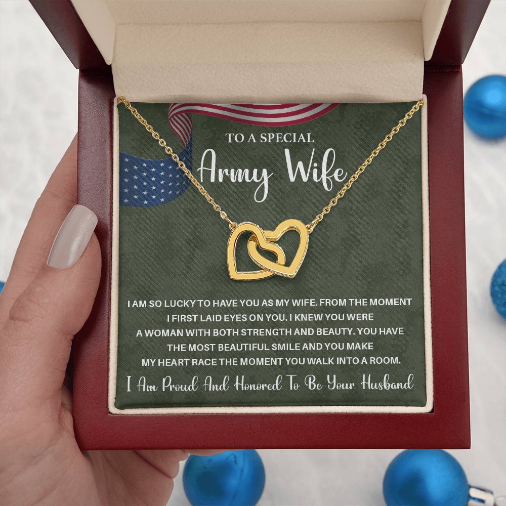 Army Wife Gift from Husband – With Message Card