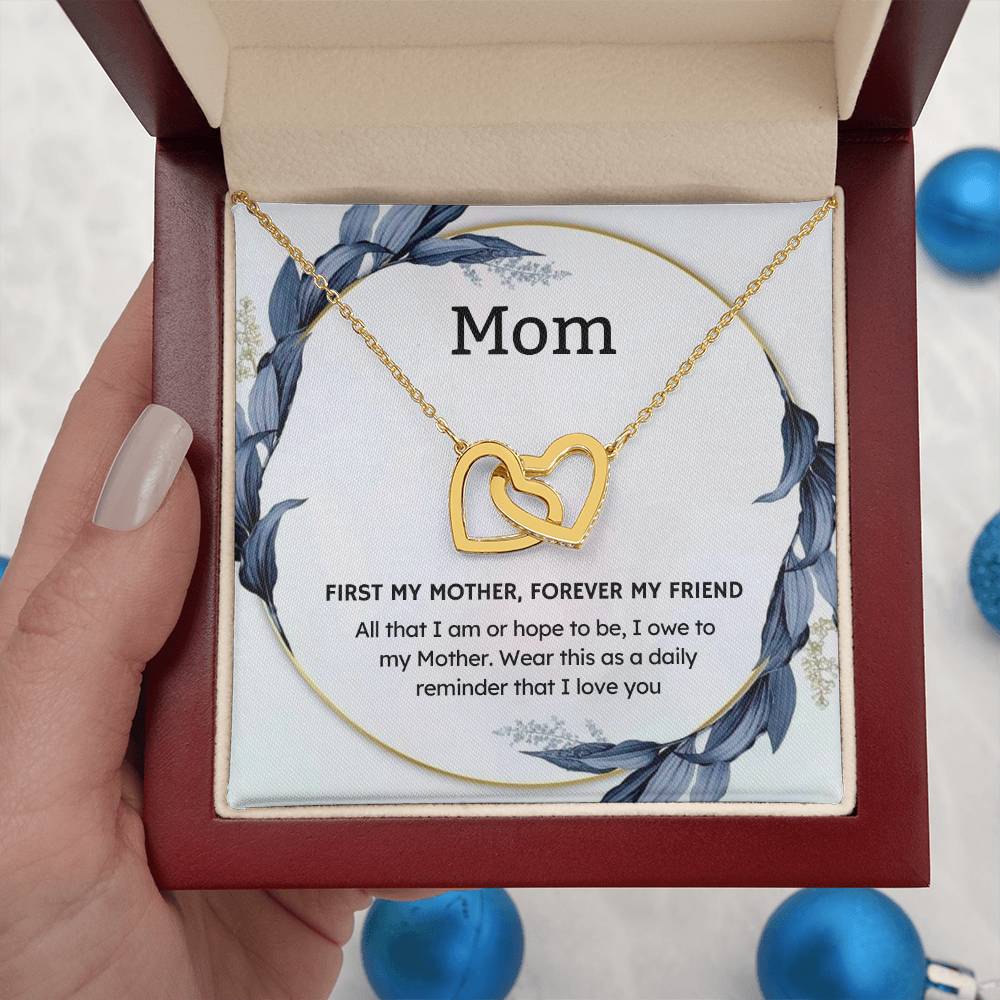 Necklace Gift for Mom – Message Card and Gift Box