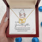 Granddaughter Necklace Gift – Heartfelt Message Card Inside