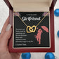 To My Beautiful Girlfriend Necklace – Gift with Message Card