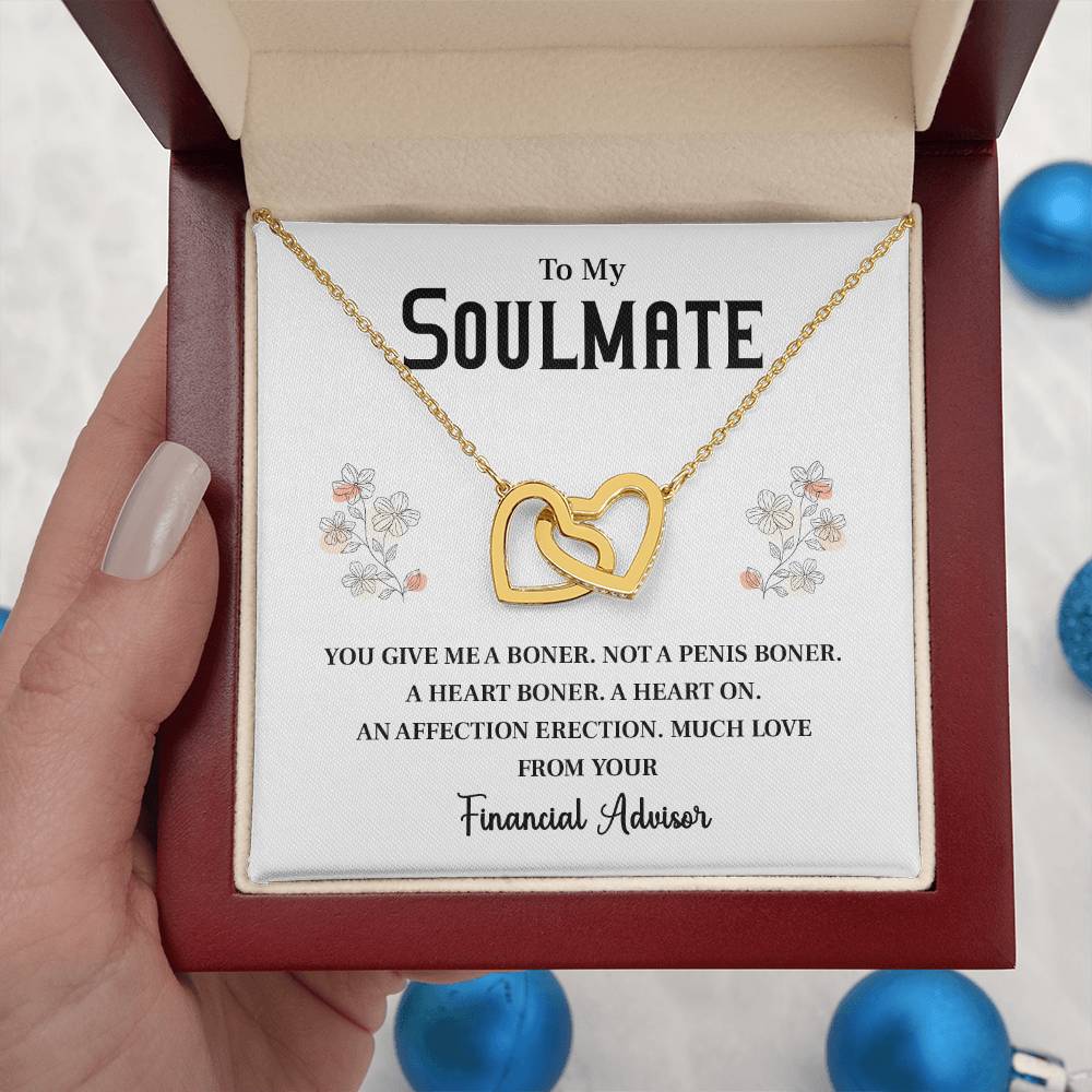 Funny Soulmate Gift from Financial Advisor Necklace