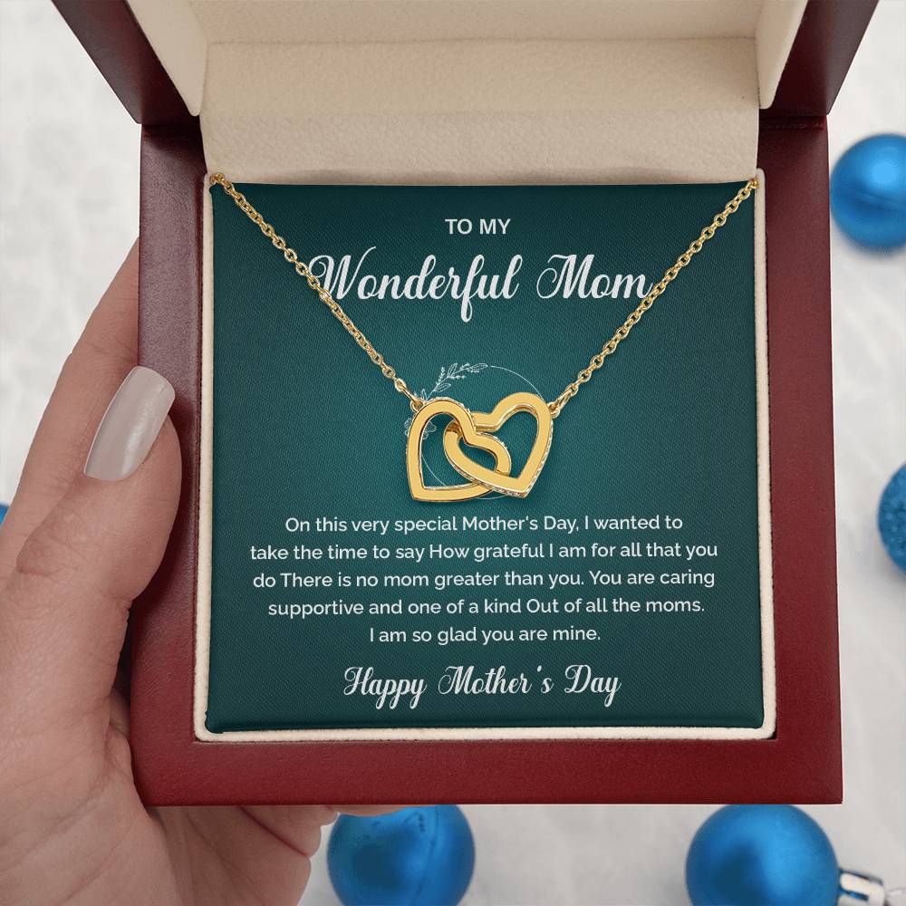 To My Wonderful Mom One-of-a-kind Mom Necklace Best Mom Ever Necklace Gratitude For Mom Necklace Spiritual Bond With Mom Necklace Heartfelt Message Necklace For Mom Wonderful Mom Necklace Gift Heartfelt Gift For Mom Gift For Mom