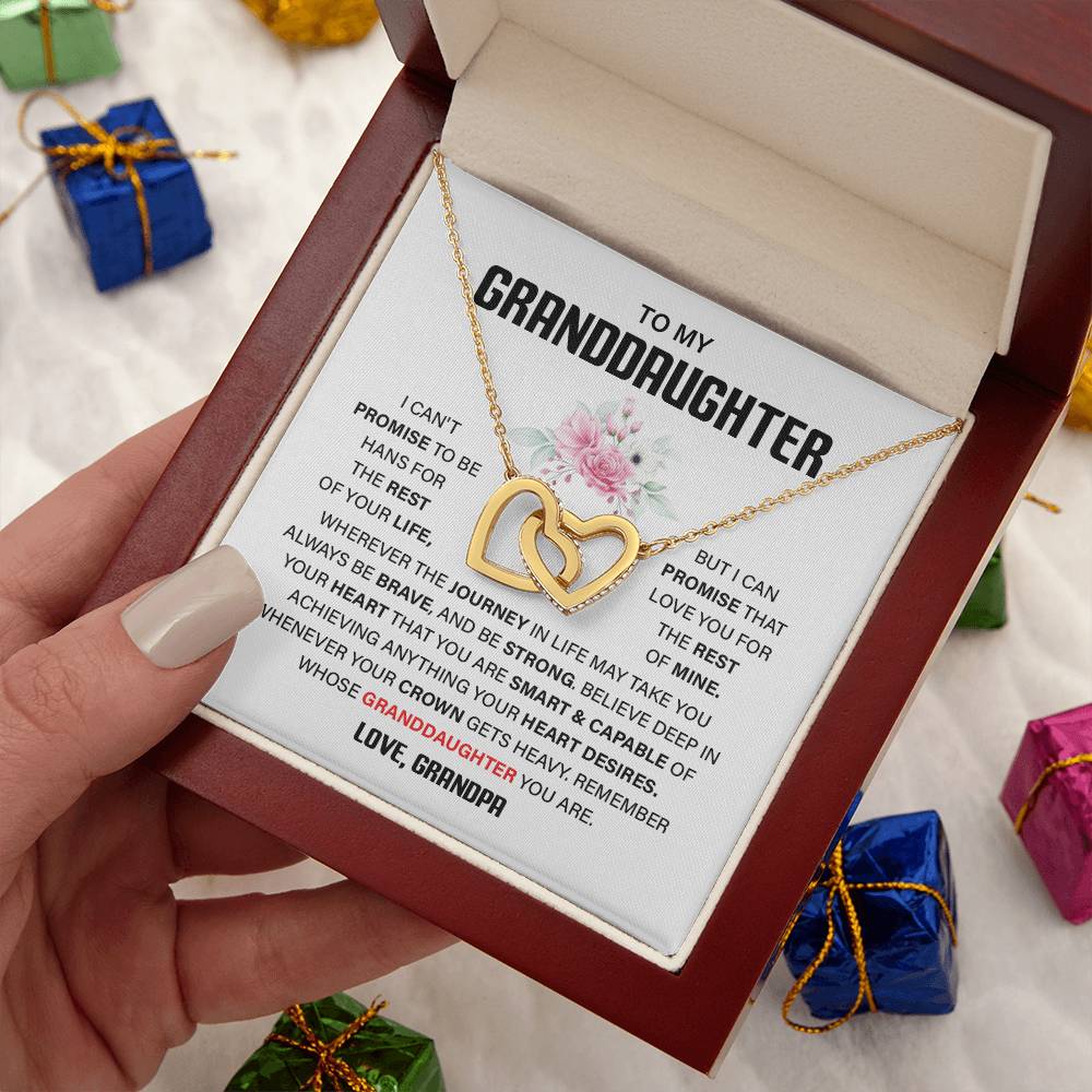 Granddaughter Gift from Grandpa – Interlocking Hearts Box