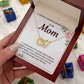 Mom Necklace Gift for Mother – With Message Card