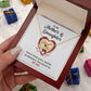 Mother Daughter Necklace Gift – With Message Card