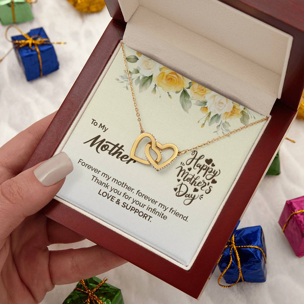 Mother’s Day Necklace Gift – Forever My Friend Card