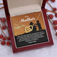 Son to Mother Necklace Gift with Family Message