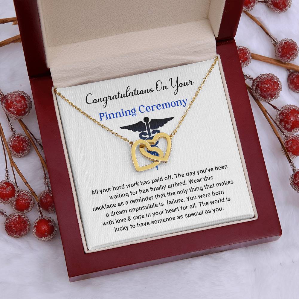 Congratulations On Your Pinning Ceremony Necklace Pinning Ceremony Necklace Gift Congratulations Pinning Ceremony Jewelry Pinning Ceremony Keepsake Necklace Special Heart Necklace Gift Gift For Graduates Pinning Ceremony