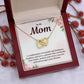 Mom Necklace Gift for Mother – With Message Card