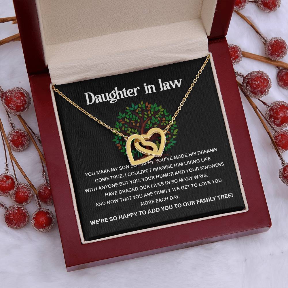 Daughter-in-law  Necklace For Daughter-in-law Loving Gift For Daughter-in-law Necklace For Daughter-in-law’s Happiness Gift For Daughter-in-law From Family Special Necklace For Daughter-in-law Gift For Daughter-in-law’s Marriage