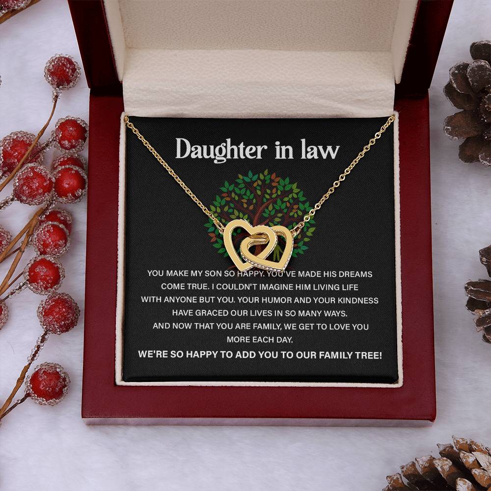 Daughter-in-law  Necklace For Daughter-in-law Loving Gift For Daughter-in-law Necklace For Daughter-in-law’s Happiness Gift For Daughter-in-law From Family Special Necklace For Daughter-in-law Gift For Daughter-in-law’s Marriage