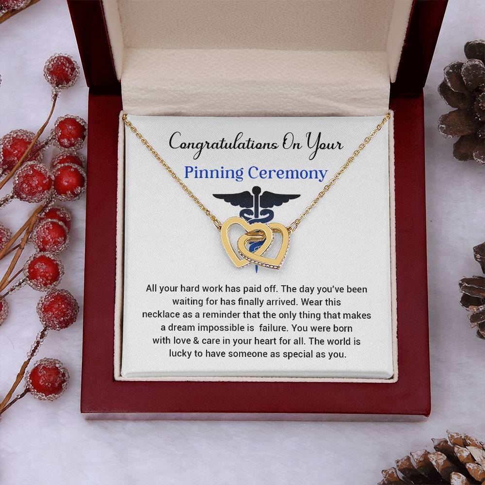 Congratulations On Your Pinning Ceremony Necklace Pinning Ceremony Necklace Gift Congratulations Pinning Ceremony Jewelry Pinning Ceremony Keepsake Necklace Special Heart Necklace Gift Gift For Graduates Pinning Ceremony