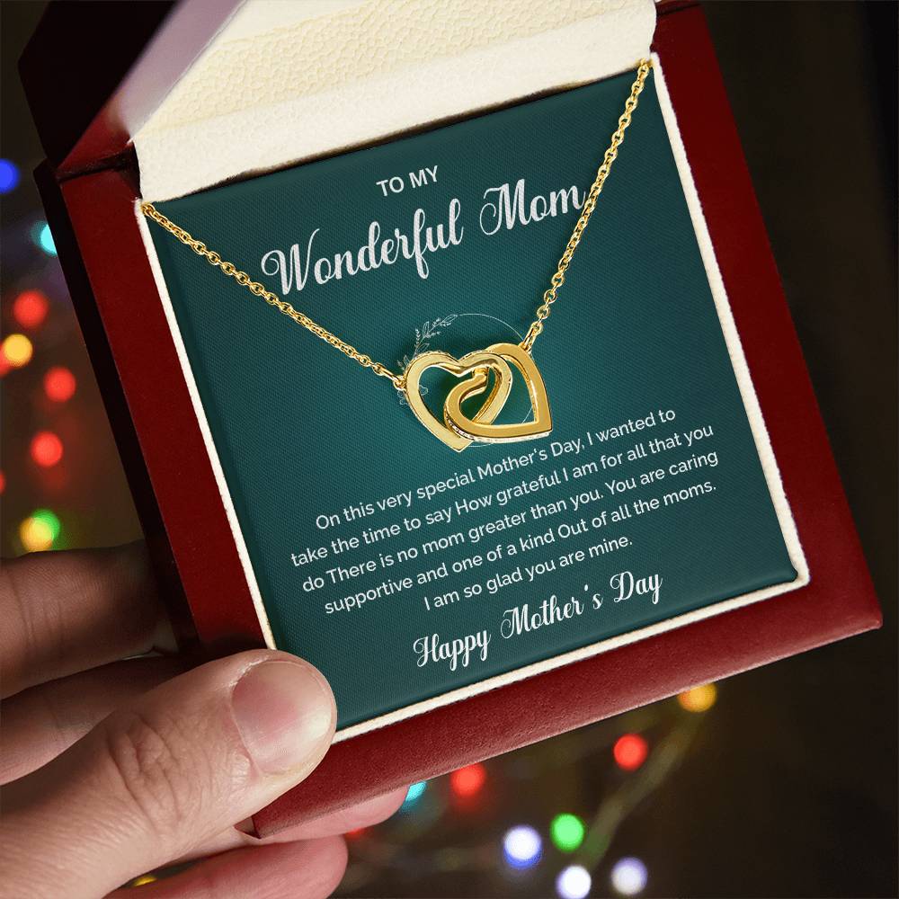 To My Wonderful Mom One-of-a-kind Mom Necklace Best Mom Ever Necklace Gratitude For Mom Necklace Spiritual Bond With Mom Necklace Heartfelt Message Necklace For Mom Wonderful Mom Necklace Gift Heartfelt Gift For Mom Gift For Mom