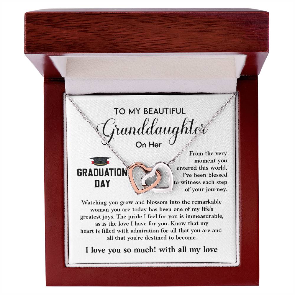 Graduation Day Necklace Gift for Granddaughter