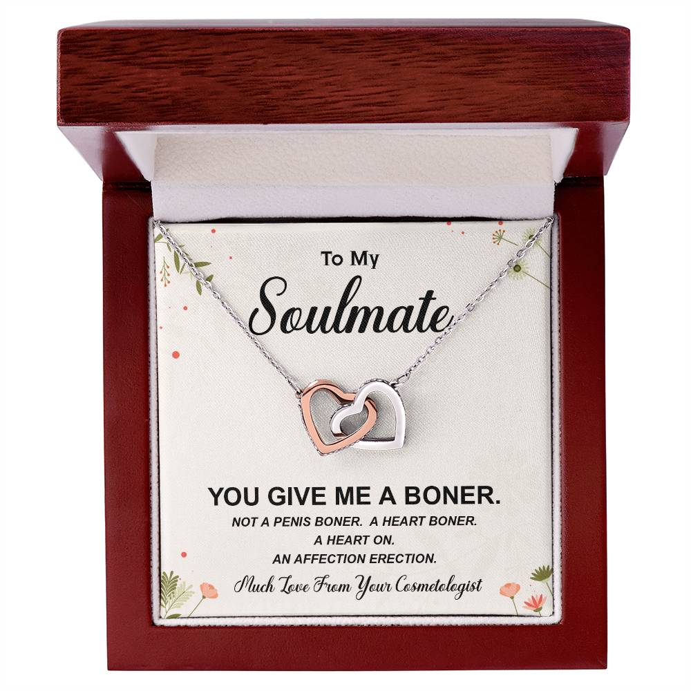 Funny Soulmate Necklace from Cosmetologist Gift