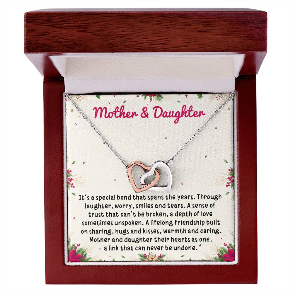 Mother And Daughter Its A Special Bond That Spans The Year, Christmas necklace