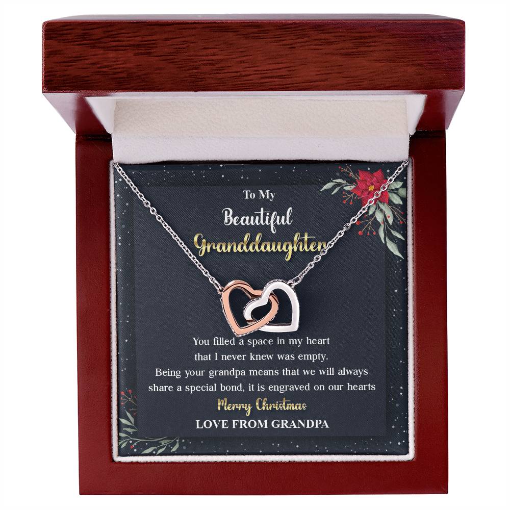 Holiday Gift for Granddaughter from Grandpa – Heart Necklace