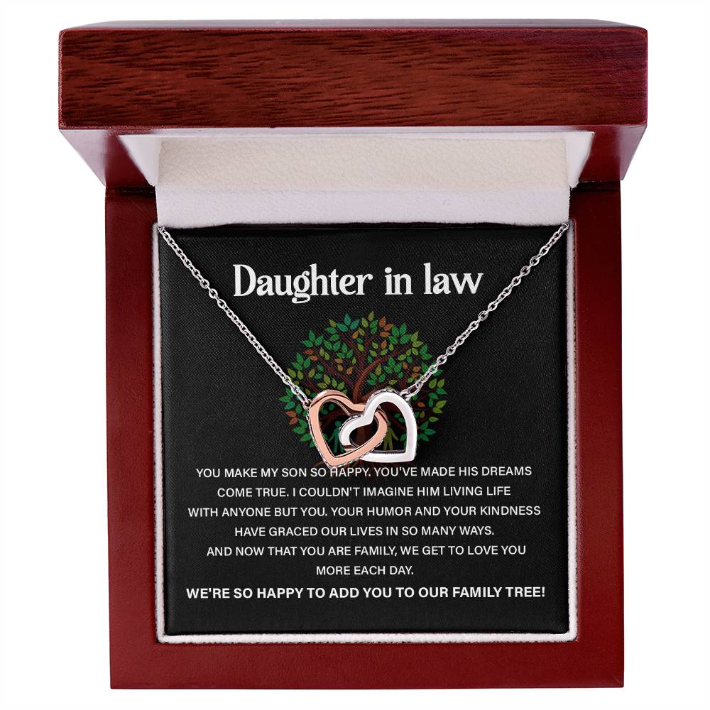 Daughter-in-law  Necklace For Daughter-in-law Loving Gift For Daughter-in-law Necklace For Daughter-in-law’s Happiness Gift For Daughter-in-law From Family Special Necklace For Daughter-in-law Gift For Daughter-in-law’s Marriage