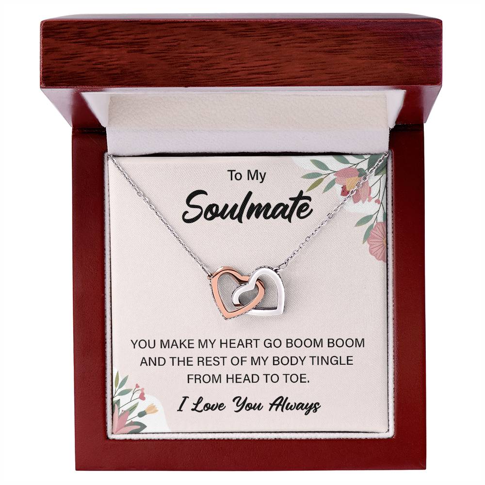 Romantic Soulmate Gift for Girlfriend – Message Card