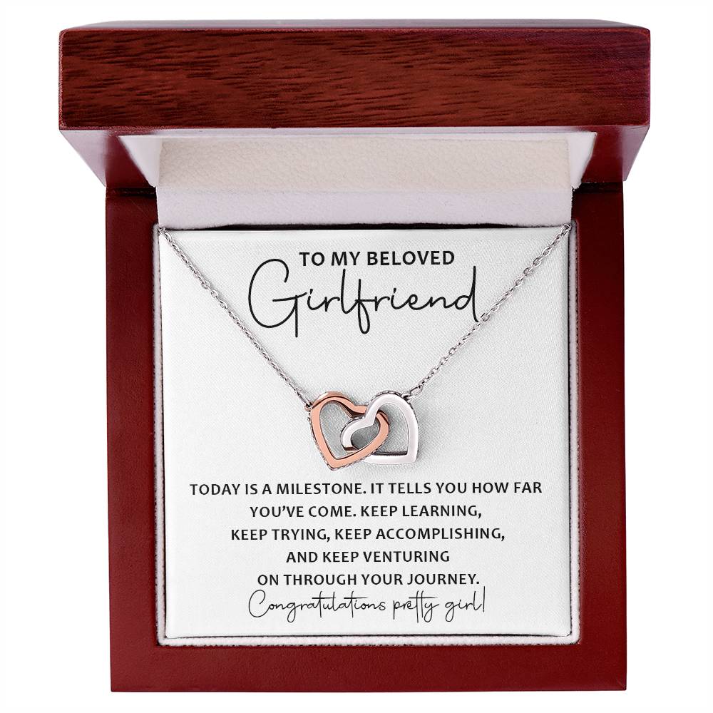 Milestone Graduation Necklace Gift for Girlfriend