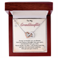 Granddaughter Necklace Gift With Love & Strength Card