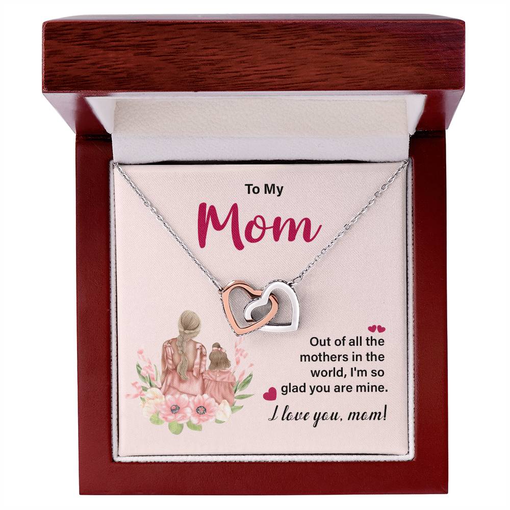 I Love You Mom Necklace – Gift for Mother's Birthday