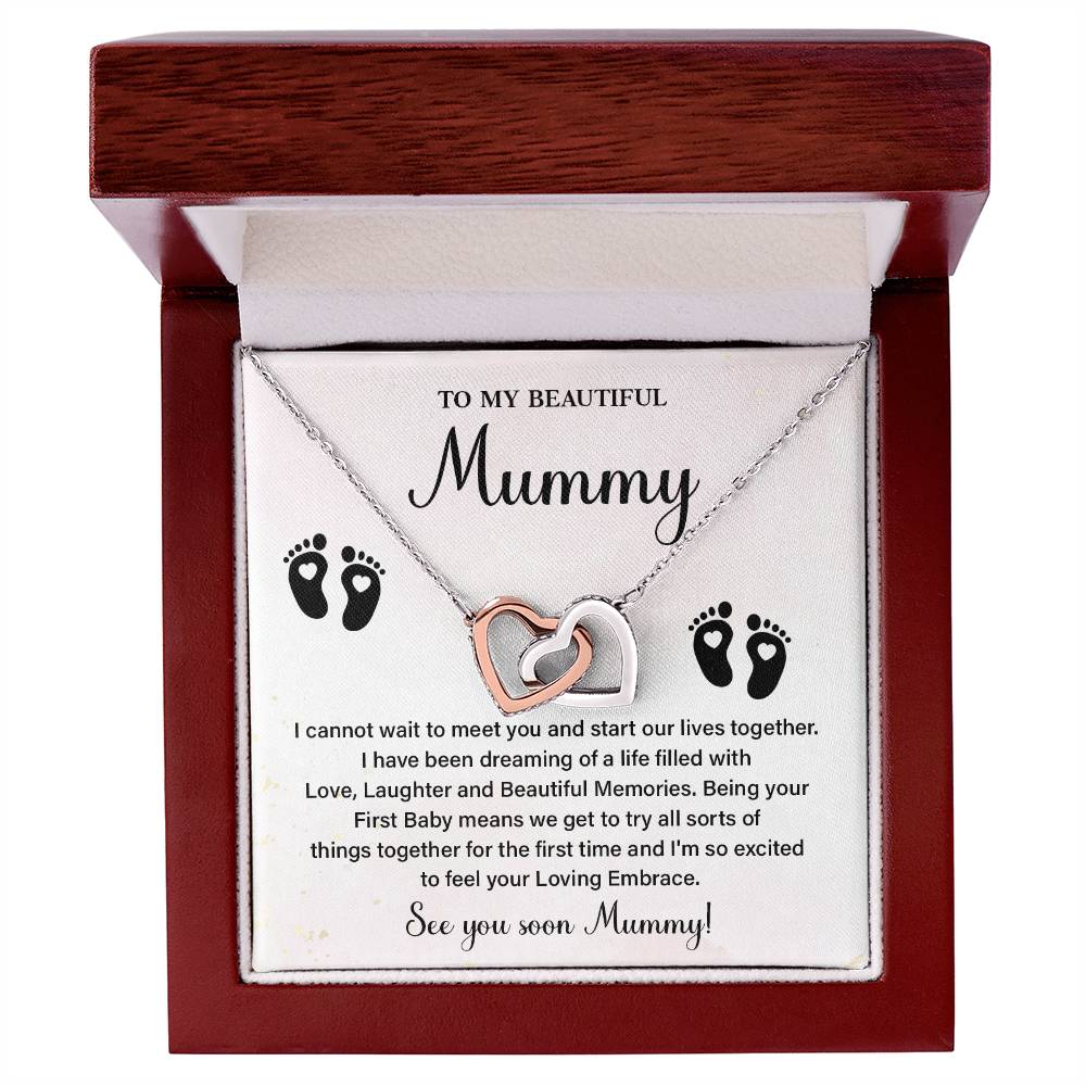 See You Soon Mummy Necklace – First Baby Gift