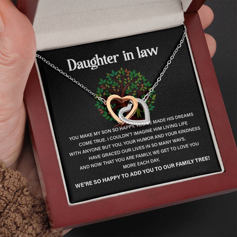 Daughter-in-law  Necklace For Daughter-in-law Loving Gift For Daughter-in-law Necklace For Daughter-in-law’s Happiness Gift For Daughter-in-law From Family Special Necklace For Daughter-in-law Gift For Daughter-in-law’s Marriage