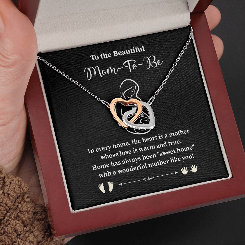 To The Beautiful Mom-to-be Heartfelt Necklace For Expecting Mothers Loving Jewelry For A New Mom Sweet Pendant Sentimental Gift For Mom-to-be Loving Pendant Appreciation Necklace Sentimental Pendant For Motherhood Sweet Pendant For A Growing Family