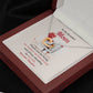 Mom Necklace from Daughter – Gift Box Message Card