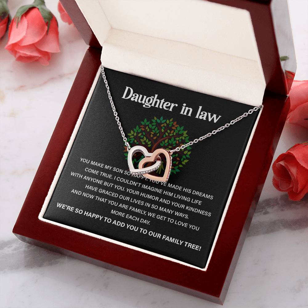 Daughter-in-law  Necklace For Daughter-in-law Loving Gift For Daughter-in-law Necklace For Daughter-in-law’s Happiness Gift For Daughter-in-law From Family Special Necklace For Daughter-in-law Gift For Daughter-in-law’s Marriage